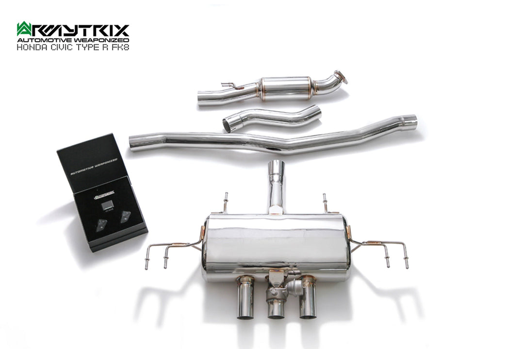 Armytrix - HONDA CIVIC FK8 2.0L TYPE R - Cat-back Stainless Steel - HCRF8