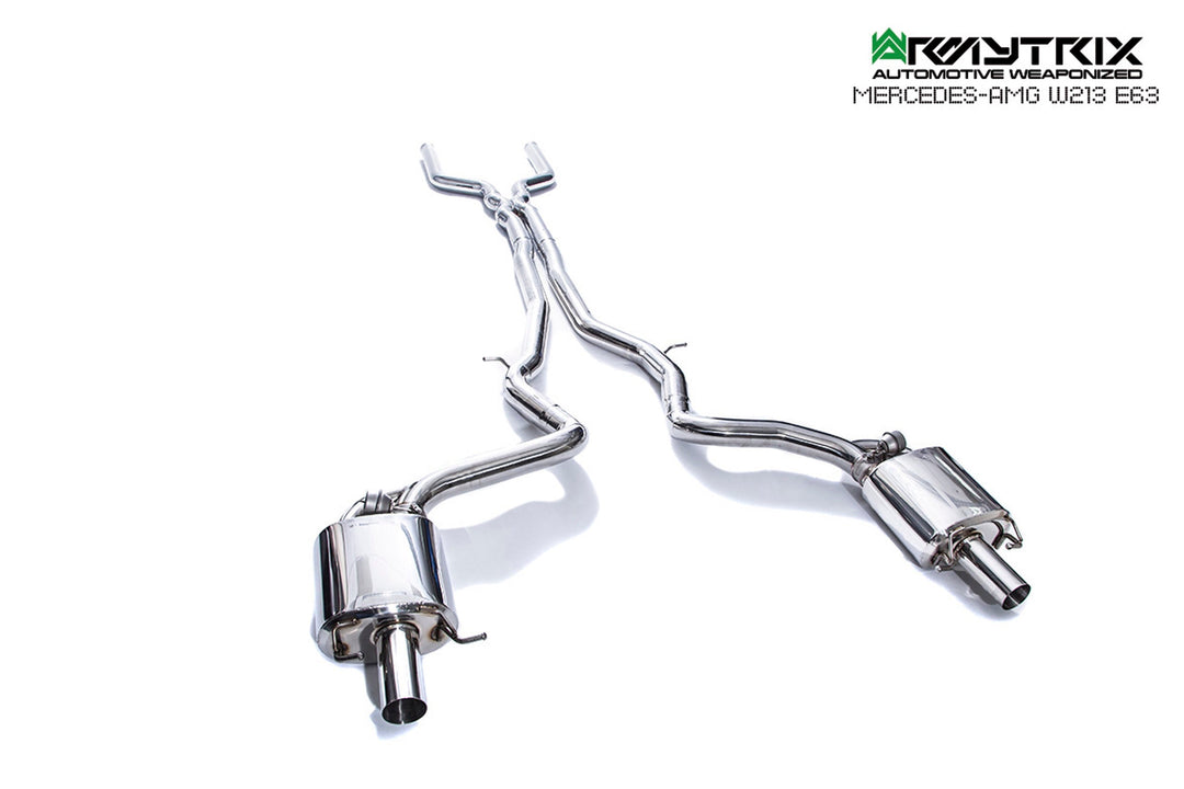 Armytrix - MERCEDES-BENZ E-CLASS W213 E63 AMG - Cat-back Stainless Steel - MB136-C