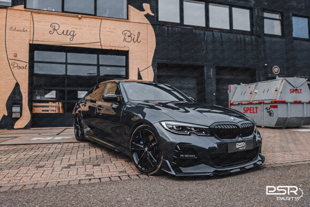 DCE Parts - 5 Piece GTS M-Sport Front Splitter - BMW 3 SERIES G20/G21 Pre-LCI - Gloss Black