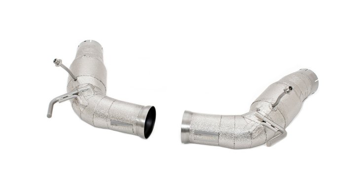 Novitec - Ferrari 296 GTB - power optimized exhaust system RACE without flap-regulation, complete heat-protected - F1 296 10 / 25 / 75