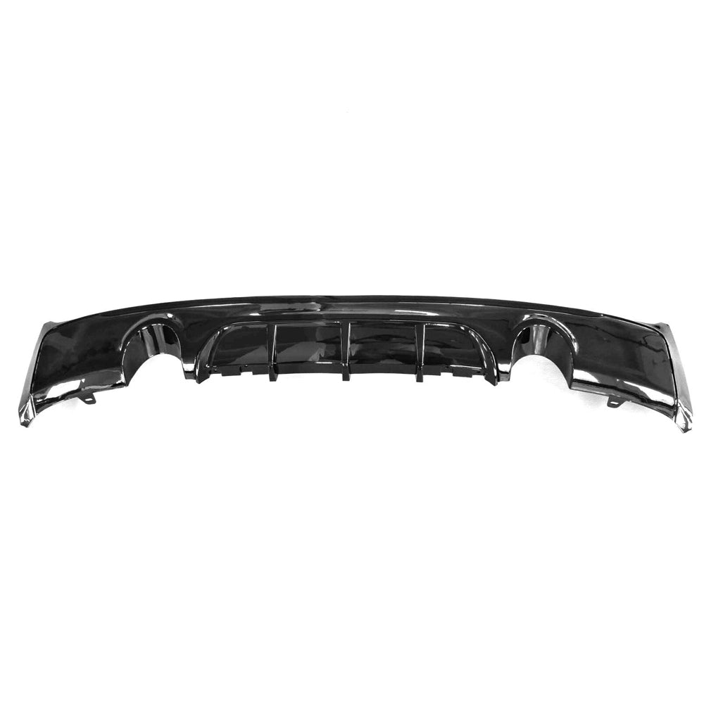 BMW 2 SERIES F22/F23 GLOSS BLACK DUAL EXHAUST DIFFUSER - MP STYLE