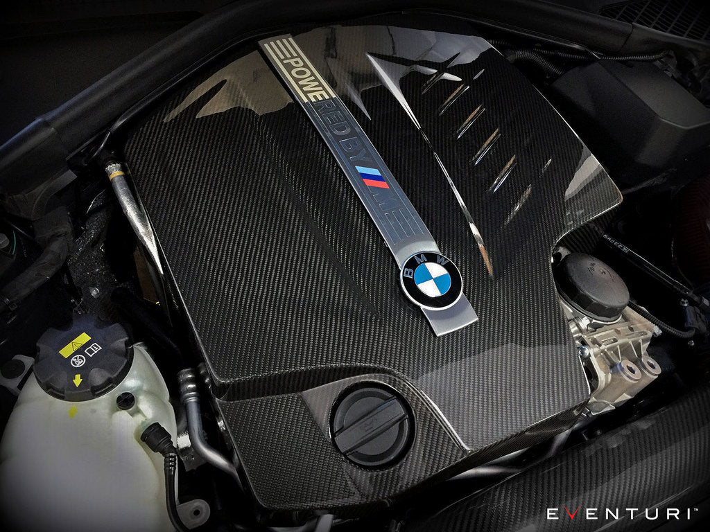 Eventuri - BMW F87 M2 N55 Black Carbon Engine Cover