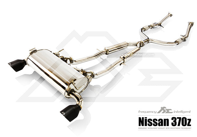 Fi-Exhaust - NISSAN 370Z Z34 3.7L - Front Pipe + Mid Y-Pipe + Valvetronic Muffler Stainless Steel - NI-Z37-CBV