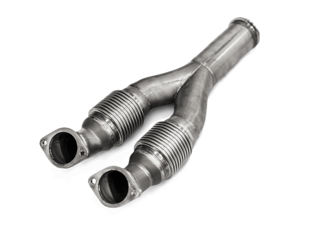 Akrapovič - Link pipe (SS) for aftermarket turbochargers - Nissan GT-R (2008-2020)