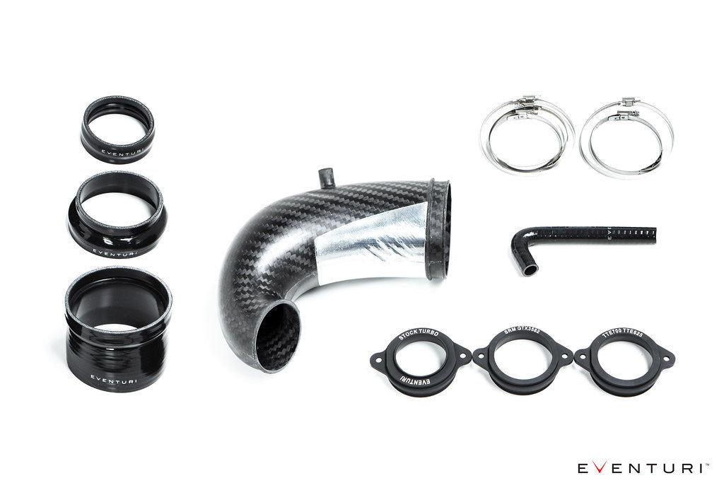 Eventuri - Audi RS3 / TTRS Gen 2 RHD Carbon turbo inlet with NO FLANGE