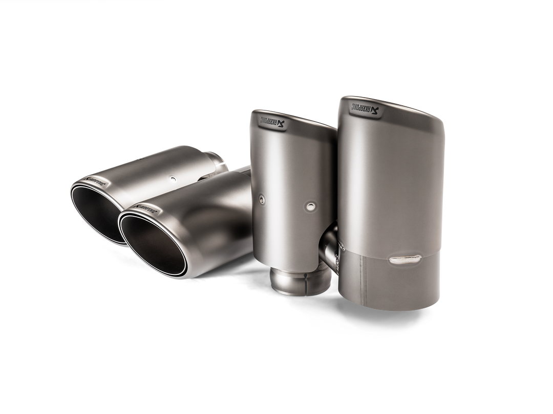 Akrapovič - Tail pipe set (Titanium) - Porsche Cayenne Turbo S-E-Hybrid / Coupé (536) - OPF/GPF (2019-2020)