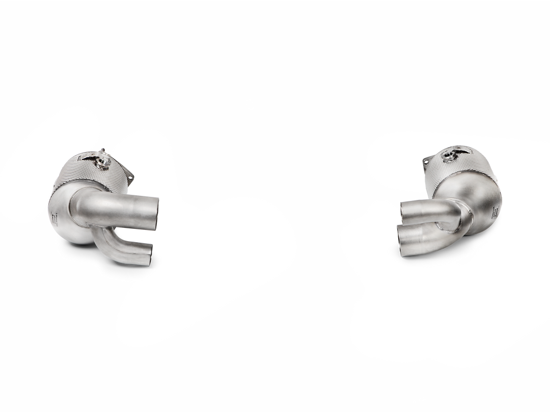 Akrapovič - Link Pipe Set w Cat (SS) - Porsche 911 Carrera Cabriolet /S/4/4S/GTS (991.2) (2016-2019)
