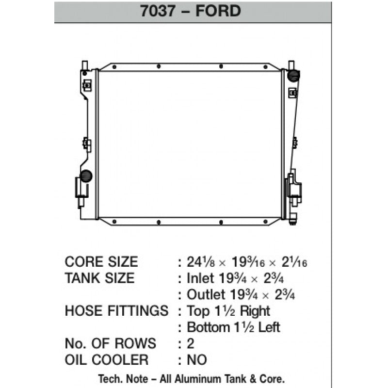 CSF Radiators - FORD MUSTANG MK5 V8 - Radiator - CSF-7037