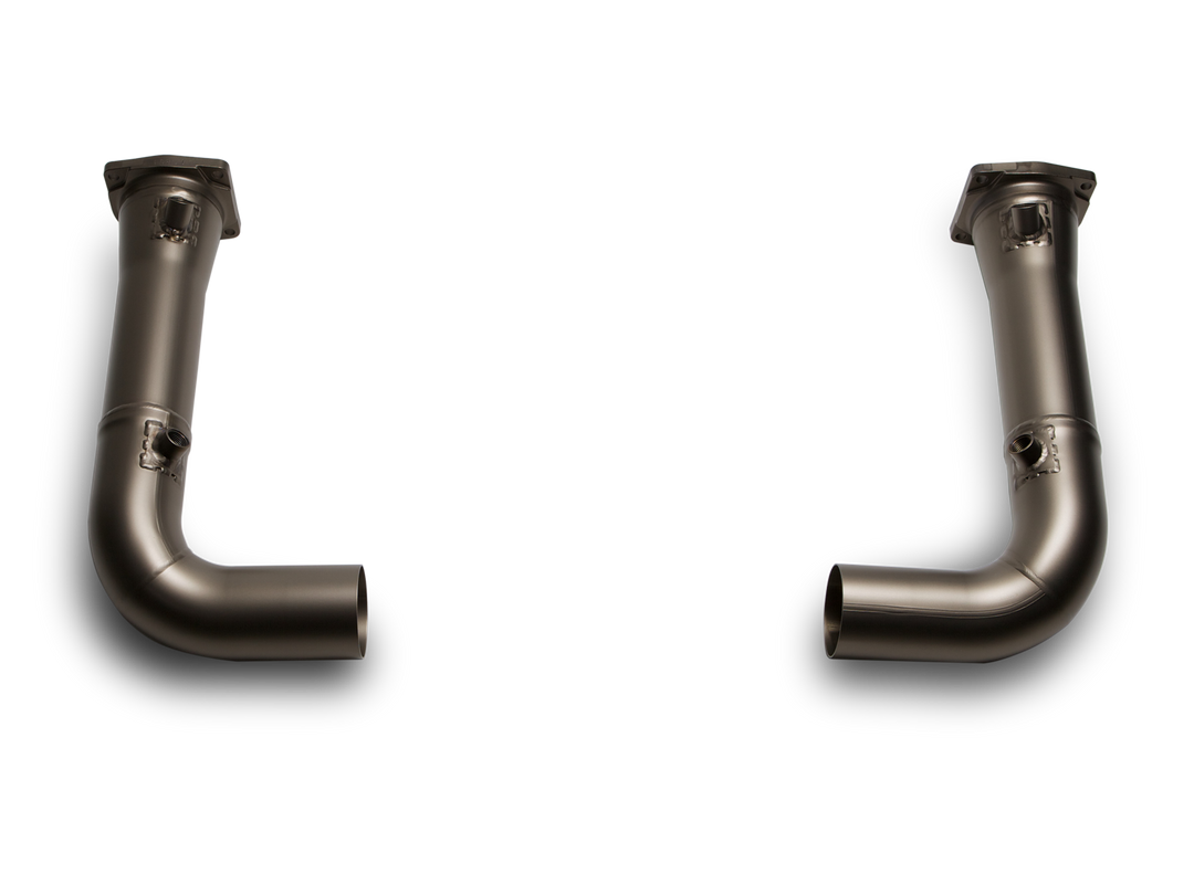 Akrapovič - Link-pipe Set (Titanium) - Porsche 911 Turbo (997) (2006-2009)