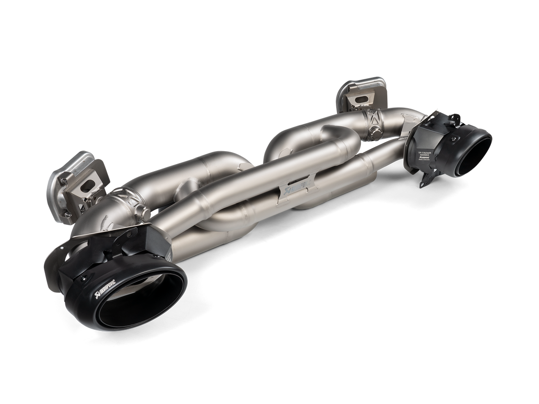 Akrapovič - Tail pipe set (Titanium) - Black - Porsche 911 Turbo / Turbo S (992) (2020-2021)