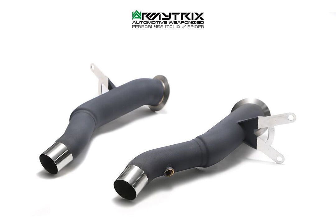 Armytrix - FERRARI 458 ITALIA 4.5L - Ceramic Coated Sportcat Stainless Steel - FF458-CDC