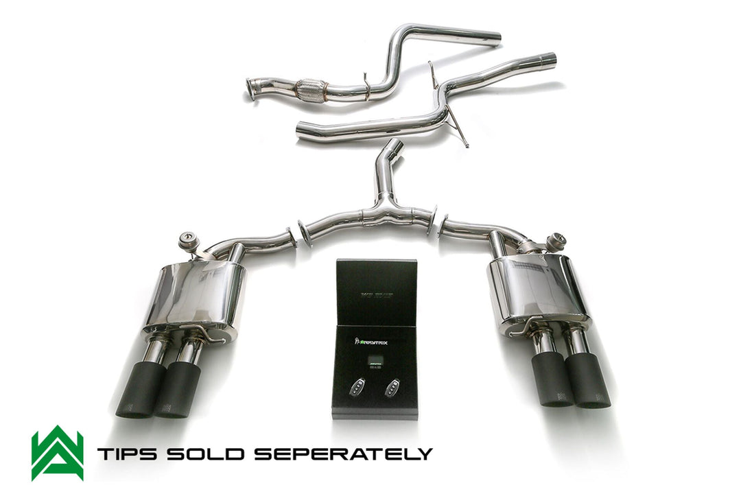Armytrix - AUDI A4 B9 2.0 TFSI AVANT - Cat-back (4WD) Stainless Steel - AU944
