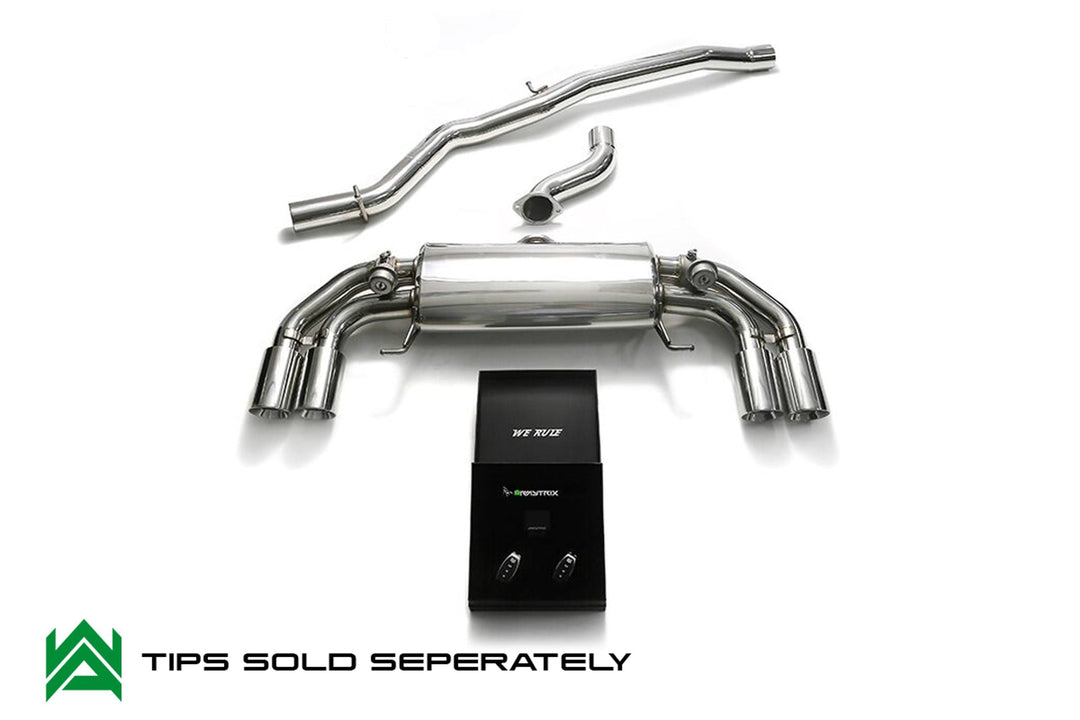 Armytrix - AUDI S1 8X 2.0 TFSI SPORTBACK - Cat-back Stainless Steel - AU8XS