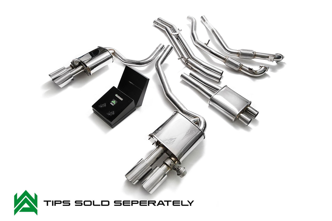 Armytrix - AUDI S4 B9 3.0 TFSI AVANT - Cat-back Stainless Steel - AU94S