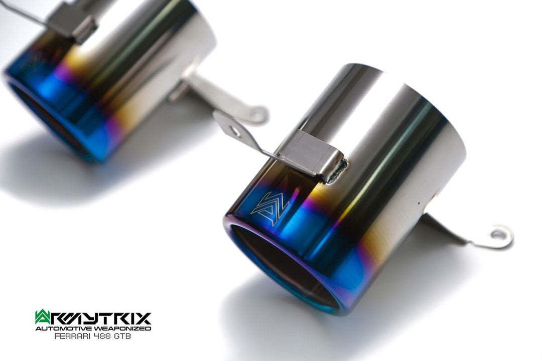 Armytrix - FERRARI 488 SPIDER 3.9L - Tips Titanium - T22B