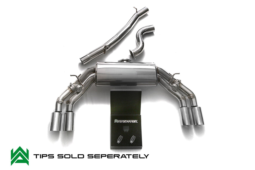 Armytrix - AUDI TTS 8S 2.0 TFSI COUPE - Cat-back Stainless Steel - AU8SS
