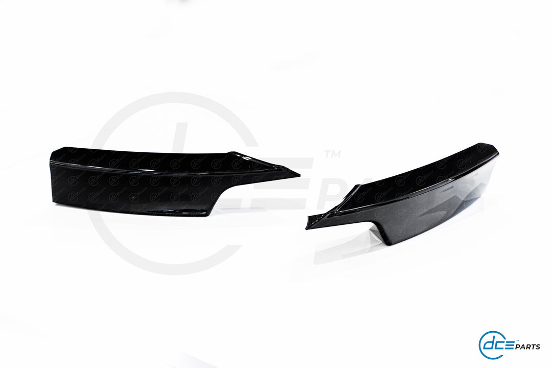 DCE Parts - Splitter Flaps for M-Sport Front Bumper BMW F30 F31 - Gloss Black