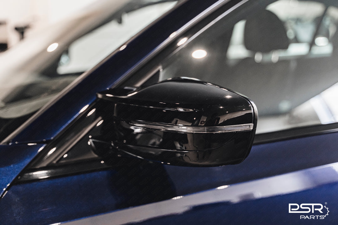 BMW (2018+, G20, G21, G22, G23, G26, G30, G31, G32, G15, G16 - G-Series) M-Style Gloss Black Wing Mirror Caps Covers