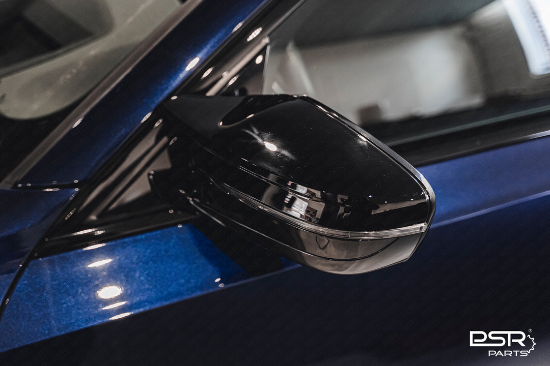 BMW (2018+, G20, G21, G22, G23, G26, G30, G31, G32, G15, G16 - G-Series) M-Style Gloss Black Wing Mirror Caps Covers