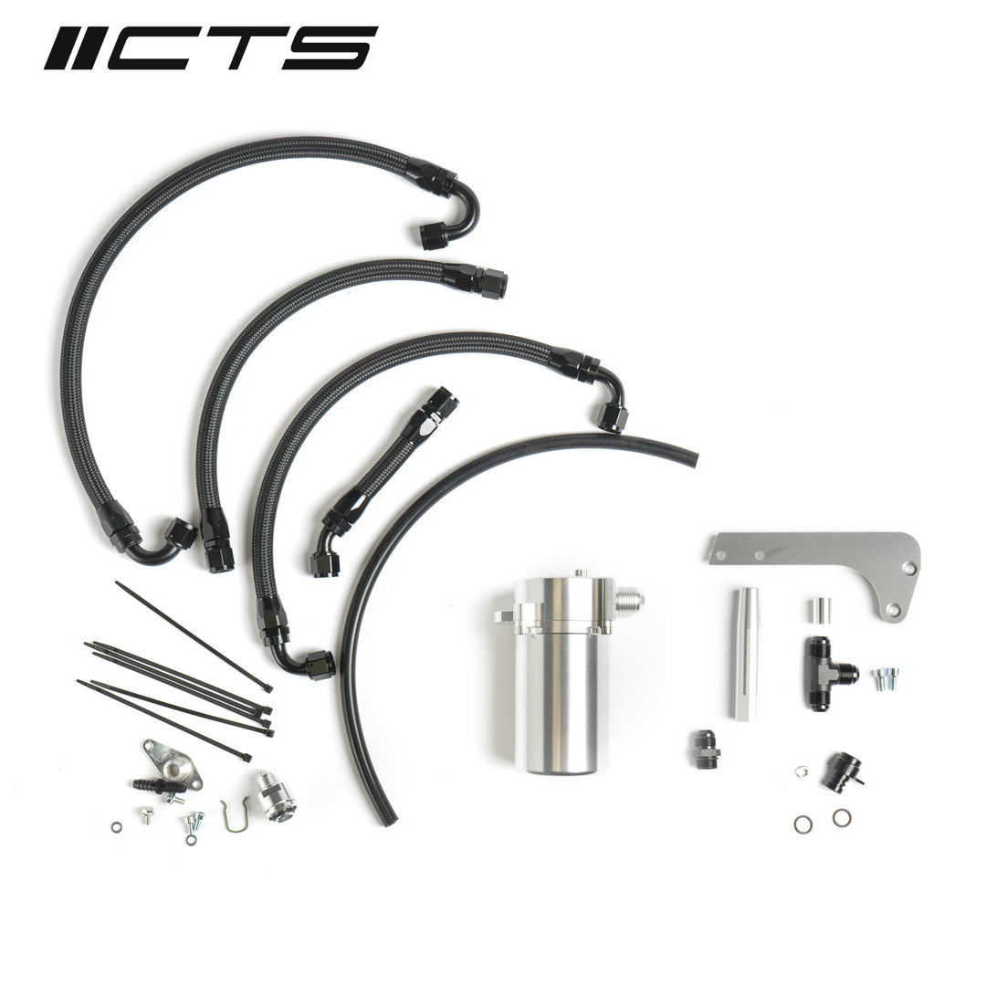 CTS Turbo - MK6 Golf R/MK2 TT-S/8P A3 Catch Can for Billet Valve Cover - CTS-CC-MK6R-250