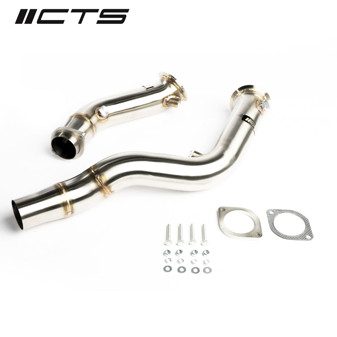 CTS Turbo - 3" Stainless Steel Downpipe BMW S55 F80 F82 F87 M3/M4/M2 Competition - CTS-EXH-DP-0025