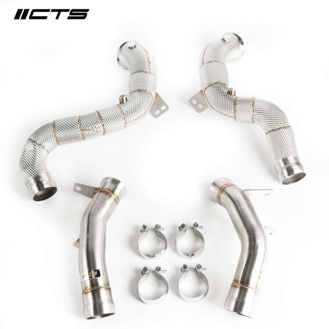 CTS Turbo - Mercedes-Benz M177/W213 E63S Downpipes - CTS-EXH-DP-0031