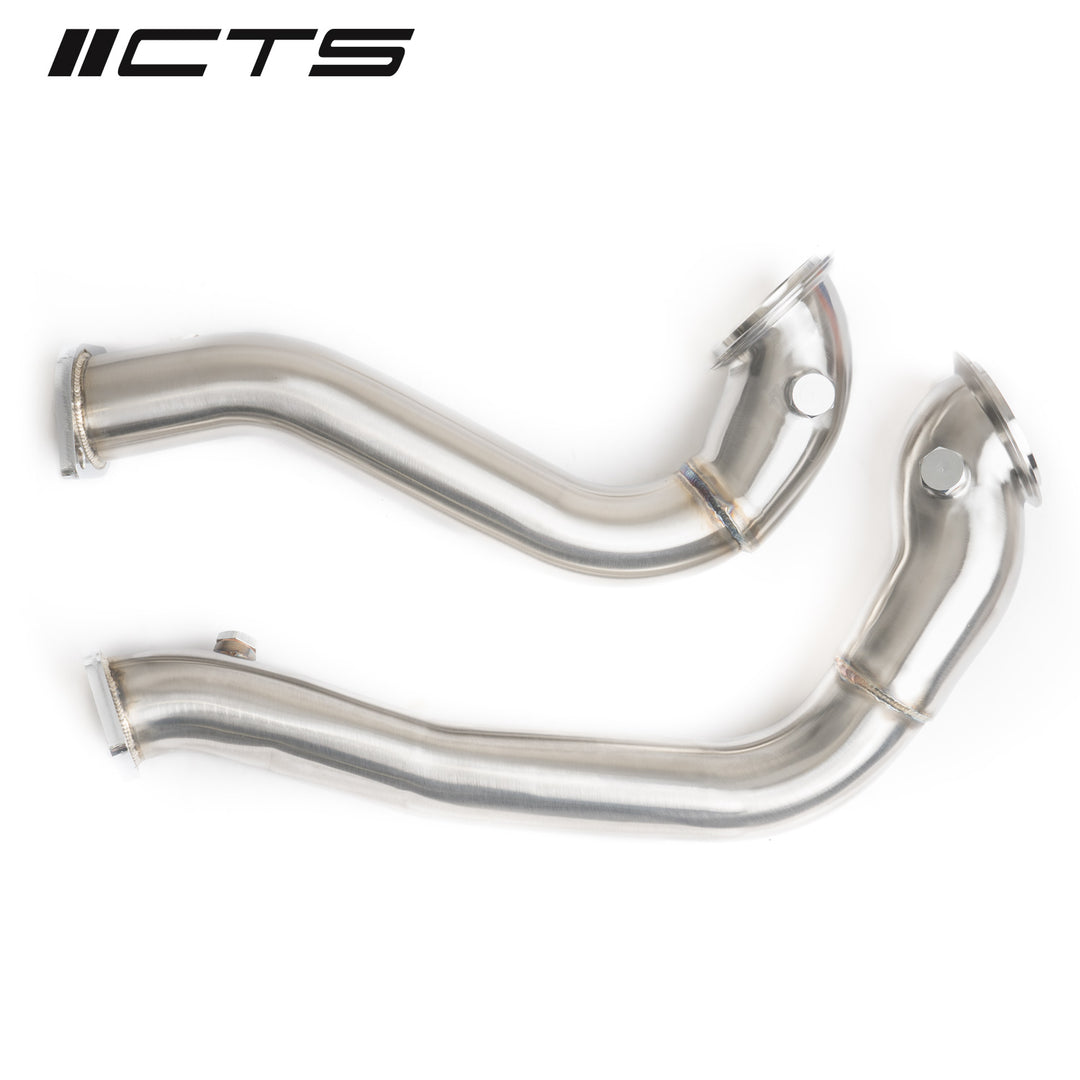CTS Turbo - BMW 135i/335i N54 CAST 2.5" Downpipe Set (RWD only) - CTS-EXH-DP-0004