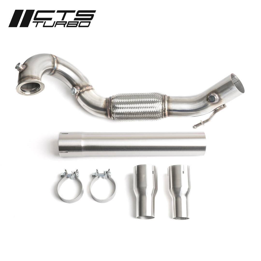 CTS Turbo - MK6/MK7 Jetta SE 1.4T, MK7 Golf 1.4T 3" Downpipe for EA211 engines - CTS-EXH-DP-0033