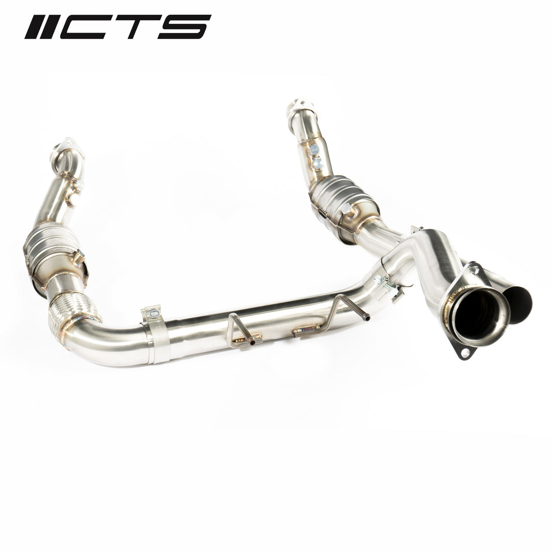 CTS Turbo - Ford Raptor EcoBoost 3.5L High-Flow Cats - CTS-EXH-DP-0050-CAT