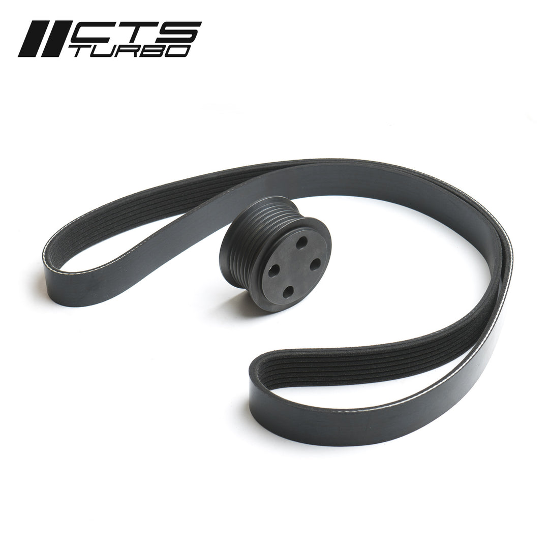 CTS Turbo - B8.5 S4, S5, Q5, SQ5; C7.5 A6, A7, Q7 3.0T Supercharger Pulley - BOLT ON STYLE (CREC engine code) - CTS-HW-0333