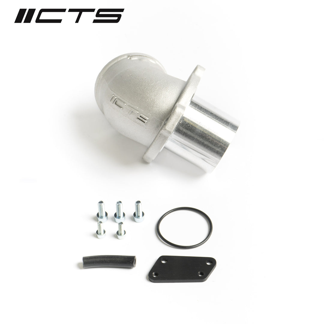 CTS Turbo - CAST Turbo Muffler Delete - Gen1 2.0T TSI (EA888.1) - CTS-HW-0254C