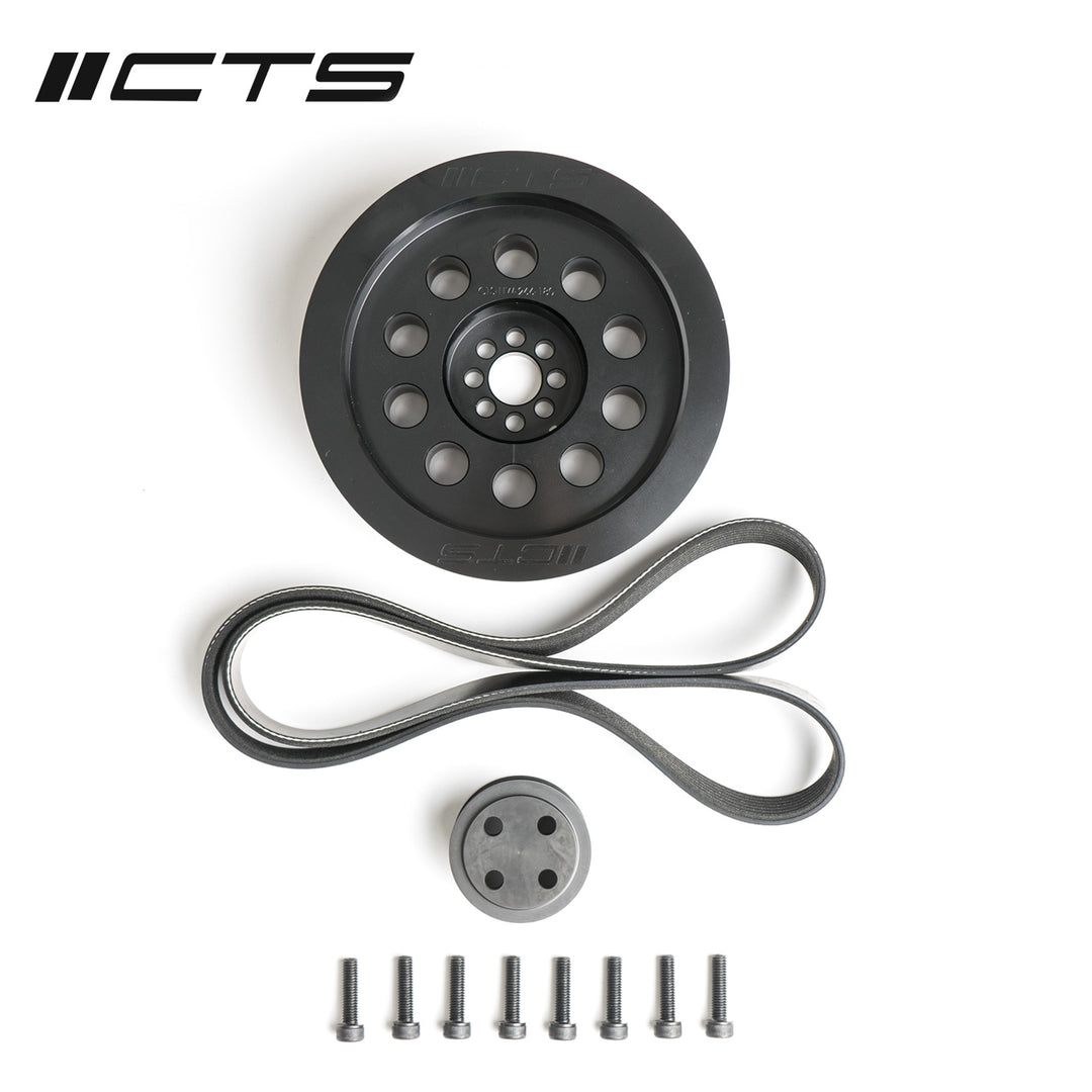 CTS Turbo - 3.0T V6 Dual Pulley Upgrade Kit (bolt-on, 180mm) - CTS-HW-435