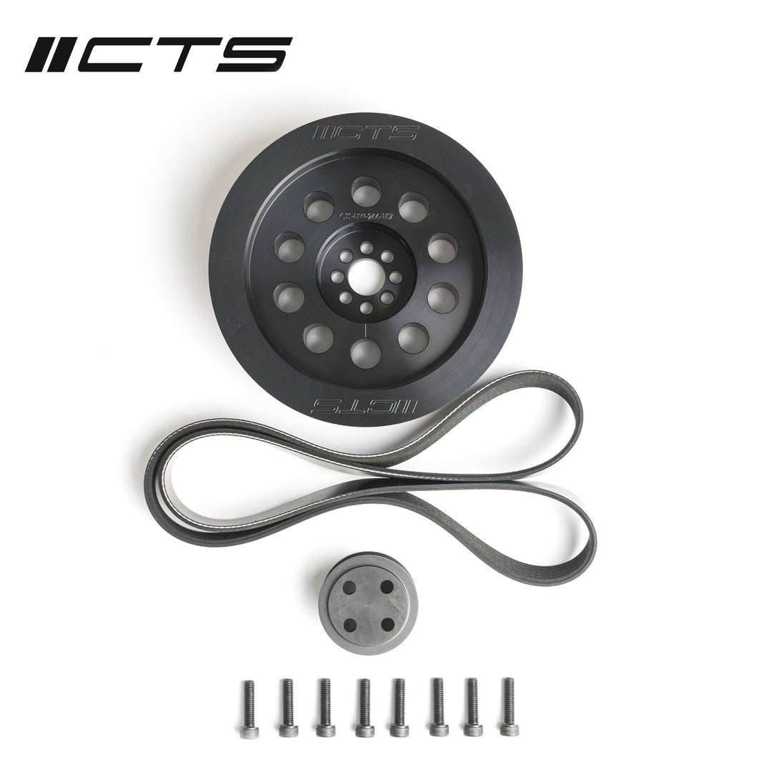 CTS Turbo - 3.0T V6 Dual Pulley Upgrade Kit (bolt-on, 187mm) - CTS-HW-436