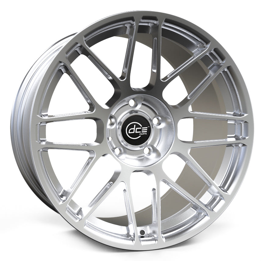DF Wheels x DCE Parts - DF-12 Forged 1-Piece Wheels Satin Silver