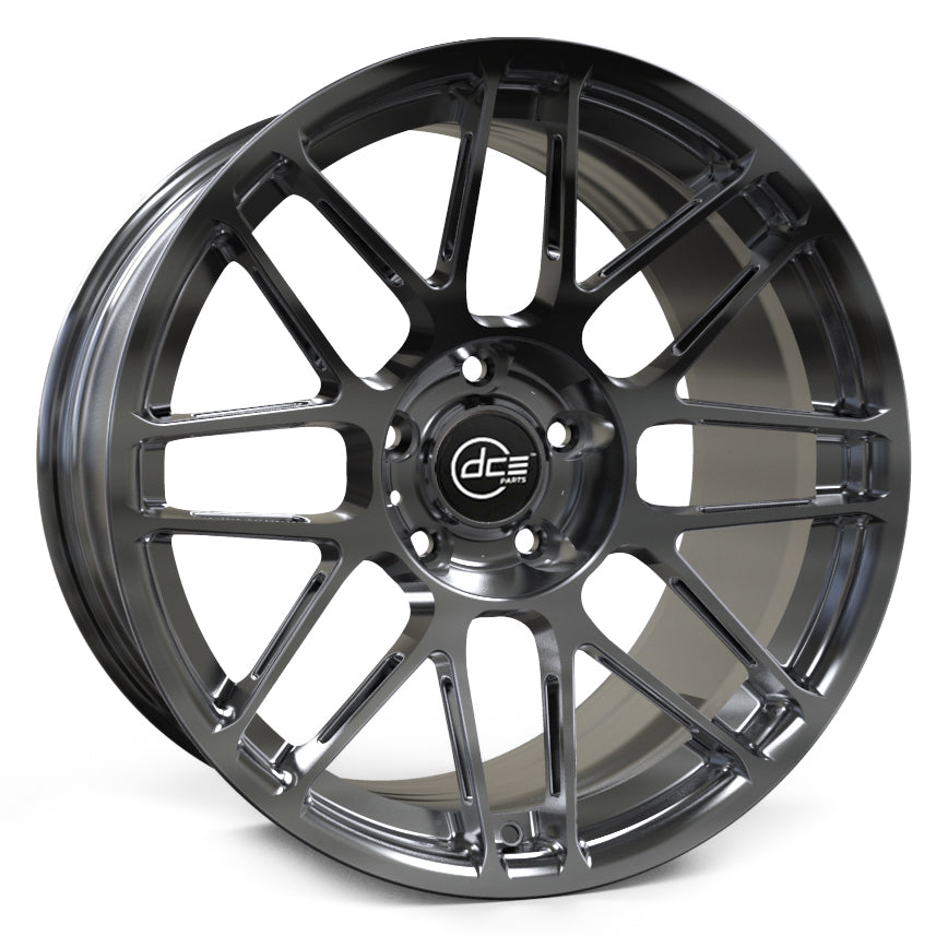 DF Wheels x DCE Parts - DF-12 Forged 1-Piece Wheels Gunmetal