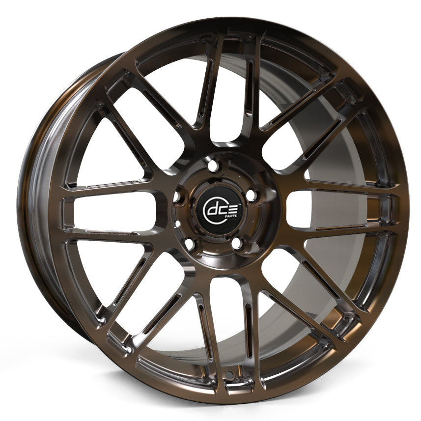 DF Wheels x DCE Parts - DF-12 Forged 1-Piece Wheels Satin Bronze