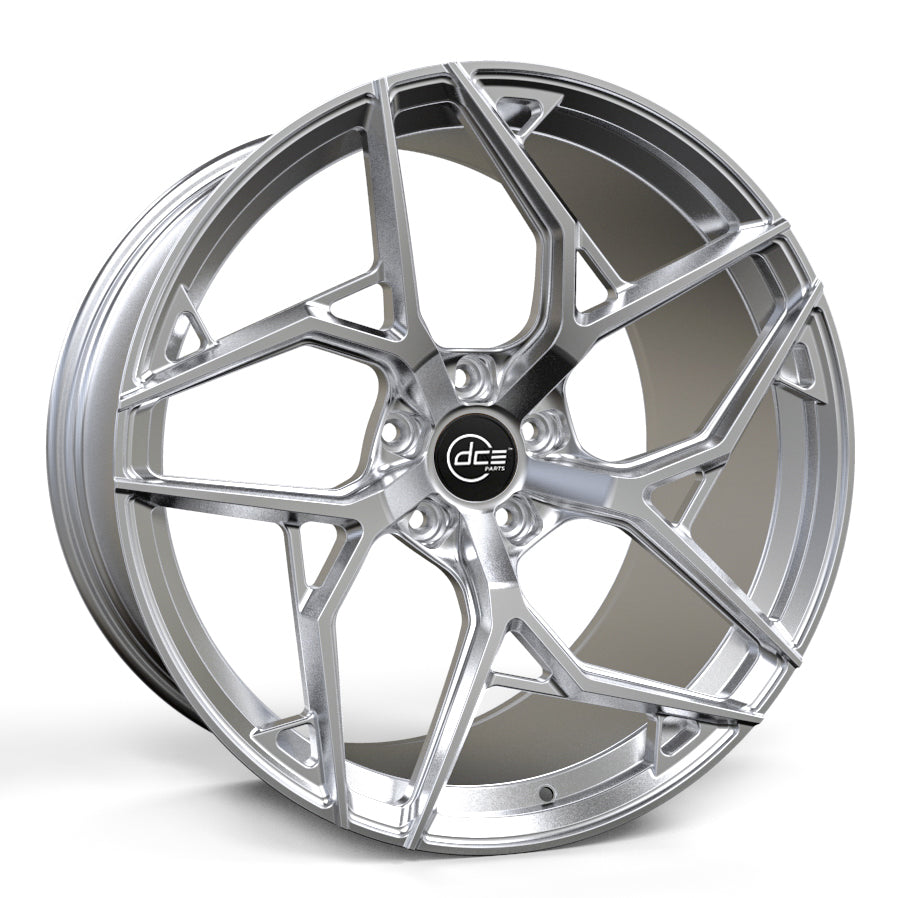 DCE Parts - DF-15 Forged 1-Piece Wheels Satin Silver