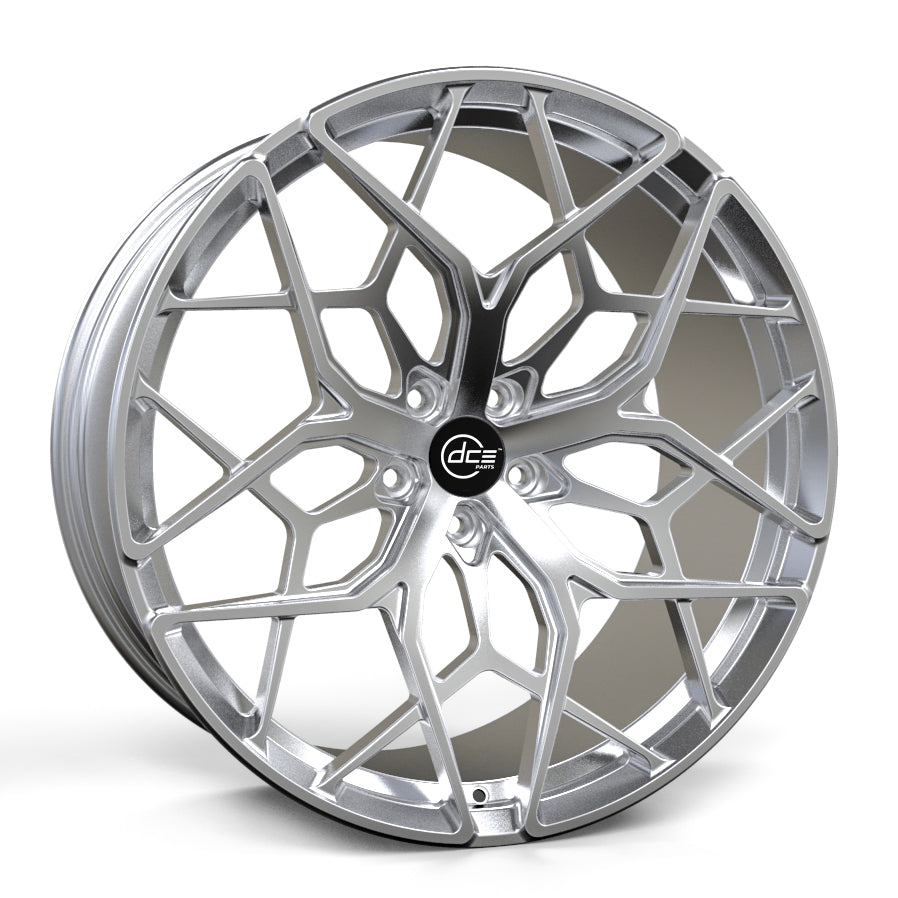 DCE Parts - DF-16 Forged 1-Piece Wheels Satin Silver