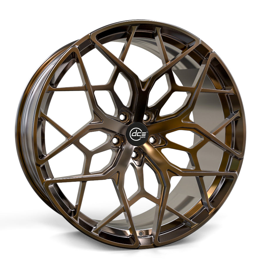 DCE Parts - DF-16 Forged 1-Piece Wheels Satin Bronze
