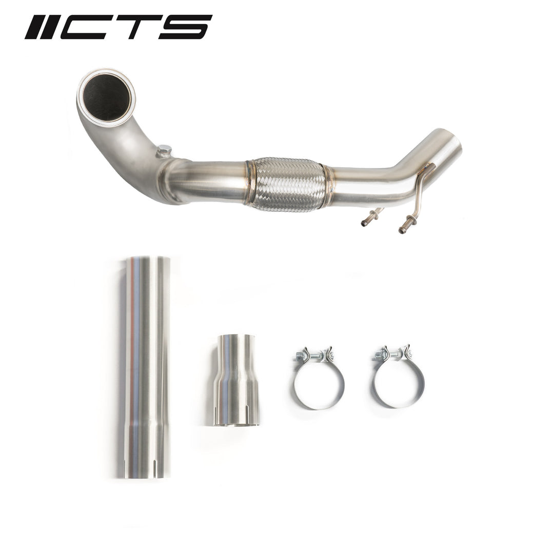 CTS Turbo - MQB FWD Exhaust Downpipe (MK7/MK7.5 Golf, GTI, GLI, A3 FWD) - CTS-EXH-DP-0014