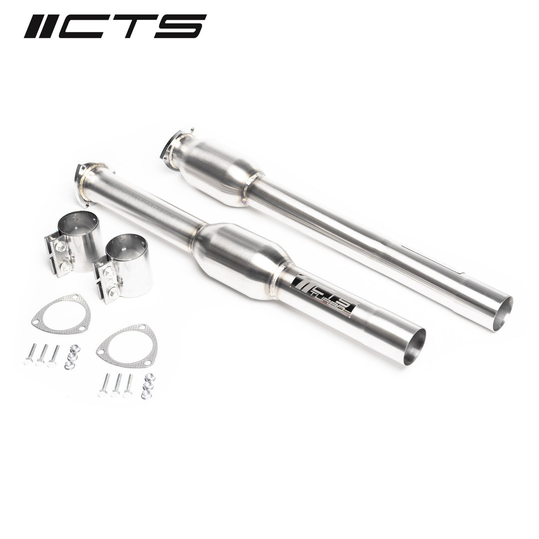 CTS Turbo - Performance catted Mid-Pipes for 8V/8Y Audi RS3 and 8S Audi TTRS - CTS-EXH-DP-0027-CAT