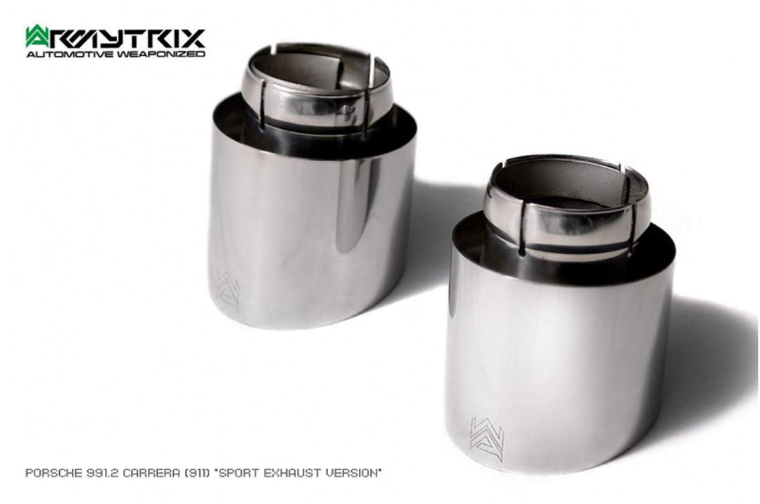 Armytrix - PORSCHE 911 991 MK2 3.0L CARRERA - Tips Stainless Steel - DS41C