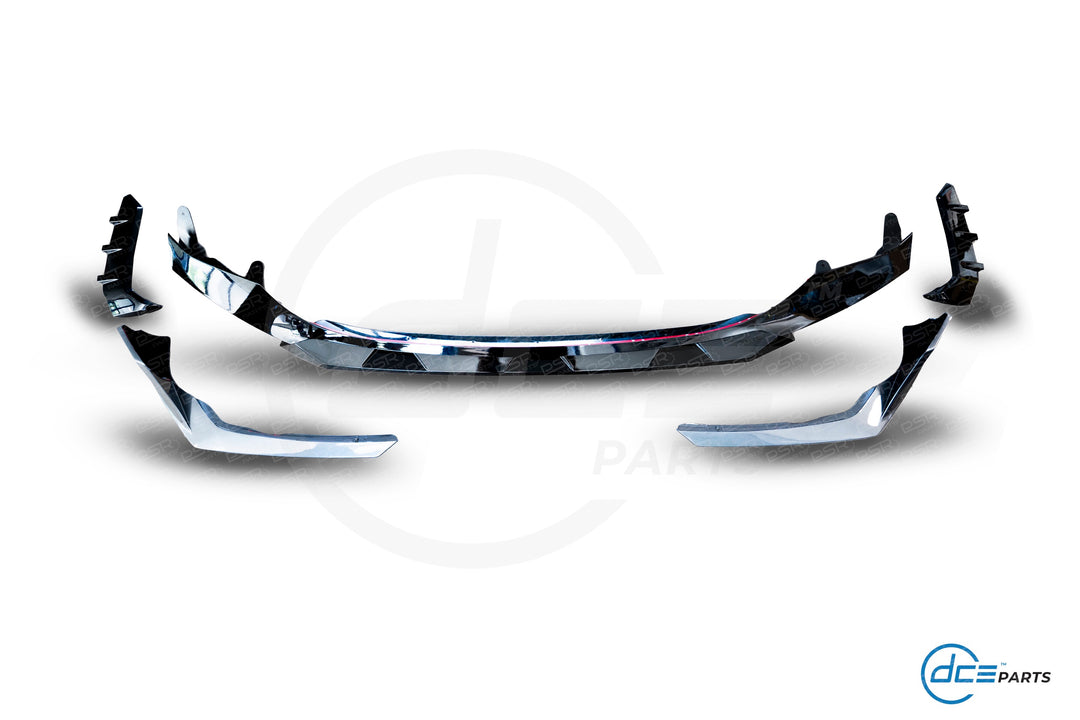 DCE Parts - 5 Piece GTS M-Sport Front Splitter - BMW 3 SERIES G20/G21 Pre-LCI - Gloss Black