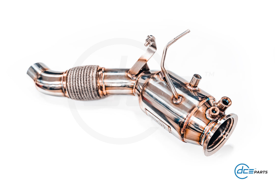 DCE Parts - BMW M57N2 3.0D 3.0 76mm / 3.5 Inch 89mm Downpipe - E90 E91 E92 E93 335D / E60 E61 535D / E63 E64 635D