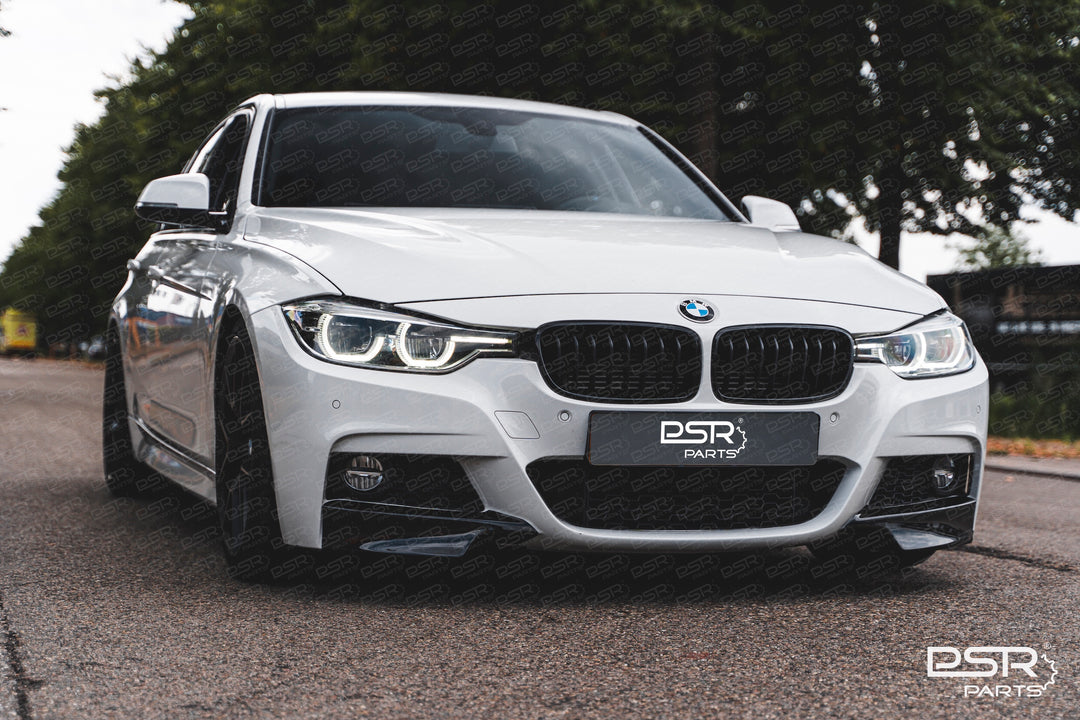 DCE Parts - Splitter Flaps for M-Sport Front Bumper BMW F30 F31 - Gloss Black