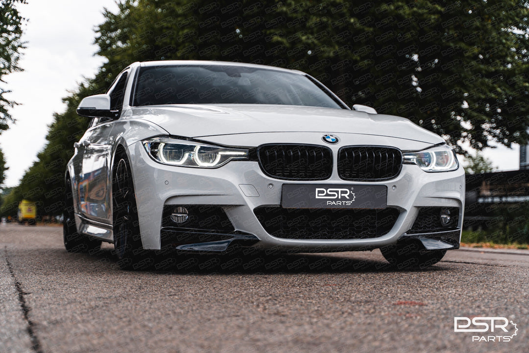 DCE Parts - Splitter Flaps for M-Sport Front Bumper BMW F30 F31 - Gloss Black
