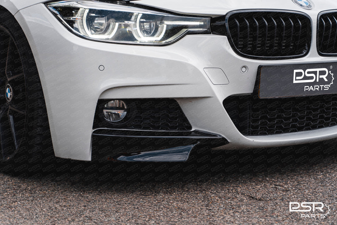 DCE Parts - Splitter Flaps for M-Sport Front Bumper BMW F30 F31 - Gloss Black