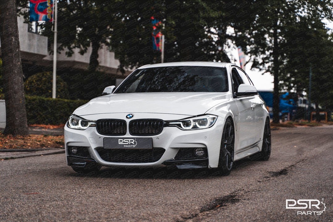 DCE Parts - Splitter Flaps for M-Sport Front Bumper BMW F30 F31 - Gloss Black