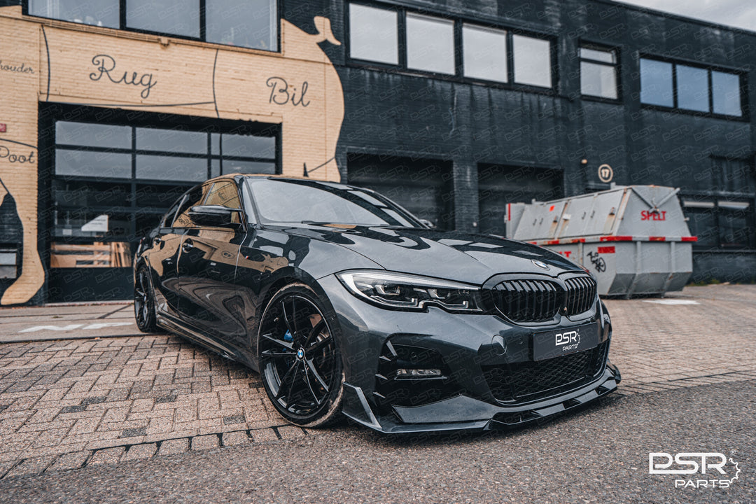 DCE Parts - 5 Piece GTS M-Sport Front Splitter - BMW 3 SERIES G20/G21 Pre-LCI - Gloss Black