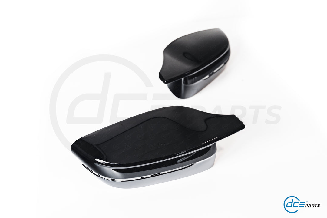 BMW (2018+, G20, G21, G22, G23, G26, G30, G31, G32, G15, G16 - G-Series) M-Style Gloss Black Wing Mirror Caps Covers